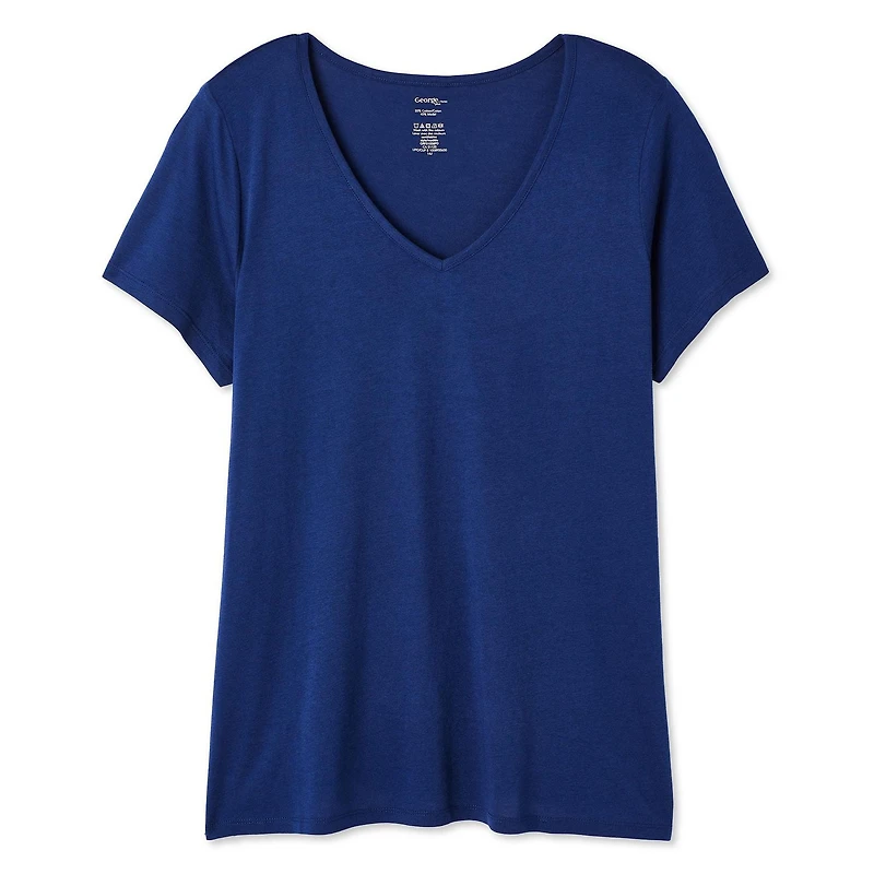 George Women's Plus V-Neckline Tee
