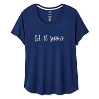 T-shirt de nuit encolure dégagée George Plus pour femmes