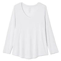 George Women's Plus V-Neckline Tee