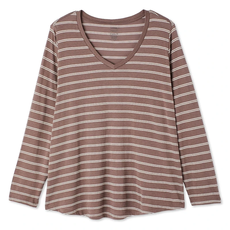 George Women's Plus V-Neckline Tee