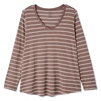 George Women's Plus V-Neckline Tee