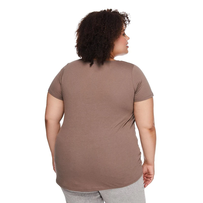 George Women's Plus V-Neckline Tee