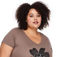 George Women's Plus V-Neckline Tee