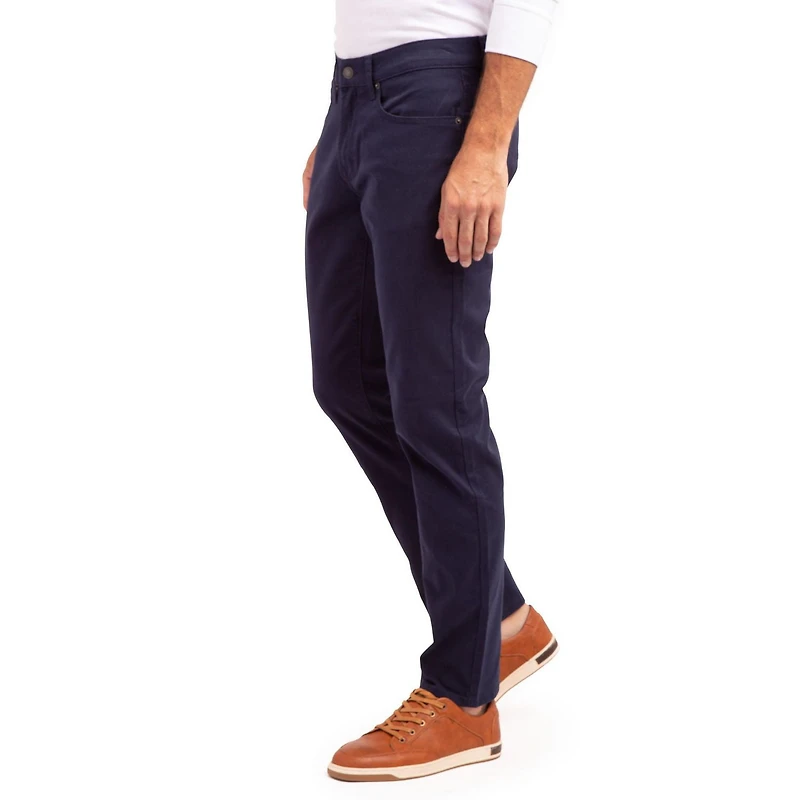 U.S. POLO ASSN Pantalon droit mince à 5 poches pour hommes