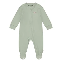 Huggies® Ribbed 2-Way Zip Organic Coveralls