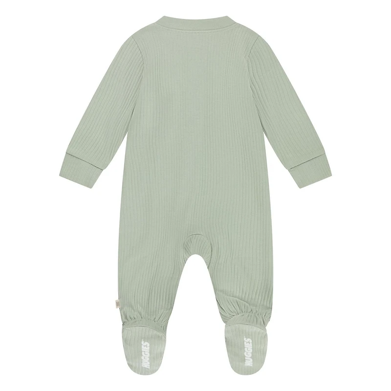 Huggies® Ribbed 2-Way Zip Organic Coveralls