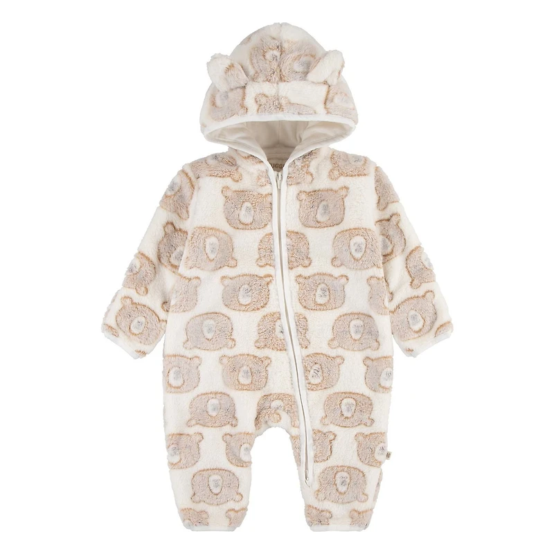 Huggies® Bear Jacquard Pram Coveralls