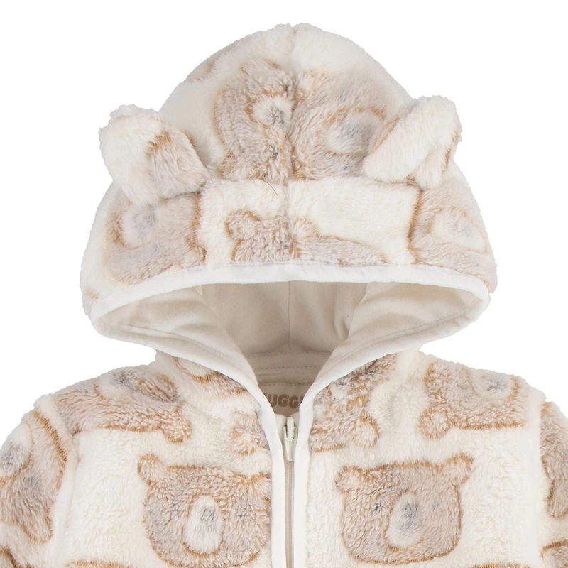 Huggies® Bear Jacquard Pram Coveralls
