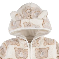 Huggies® Bear Jacquard Pram Coveralls