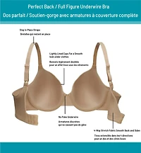 Radiant by Vanity Fair – Women’s Full Figure Lightly Lined Smoothing Underwire Bra, Sizes 40C 42DDD