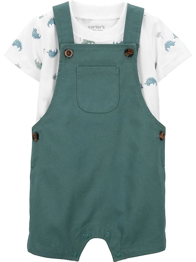 Carter's Child of Mine IB Shortall Set - Green Dino