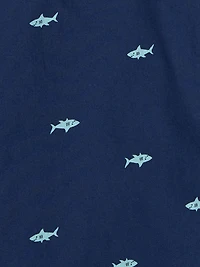 Carter's Child of Mine IB 1pc Romper - Mini Shark