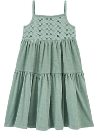 Carter's Child of Mine TG Dress - Green