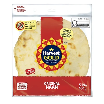 Harvest Gold Naan Original Emb. de 5