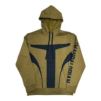 Star Wars The Mandalorian Mando Face Long Sleeve Hoodie