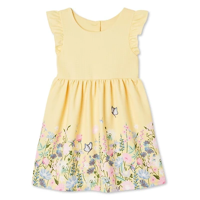 George Baby Girls' Printed Hem Dress