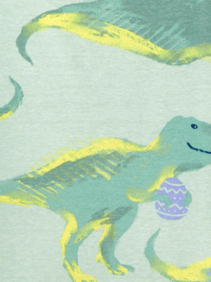 Pyjama 2 pièces TB Child of Mine de Carter's - Lapin dinosaure vert