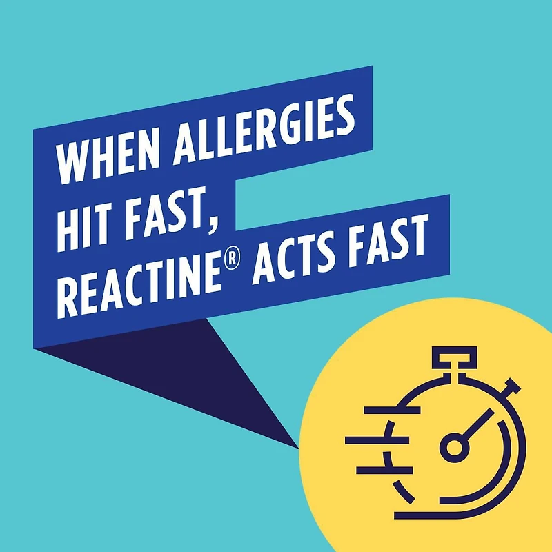 Reactine Liquid Allergy Medicine - For Itchy Eyes, Hives, Runny Nose - 24 Hour Allergy Relief - White Grape Flavour, 118 mL