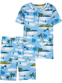 Pyjama 4 pièces Carter's Child of Mine - Requin bleu