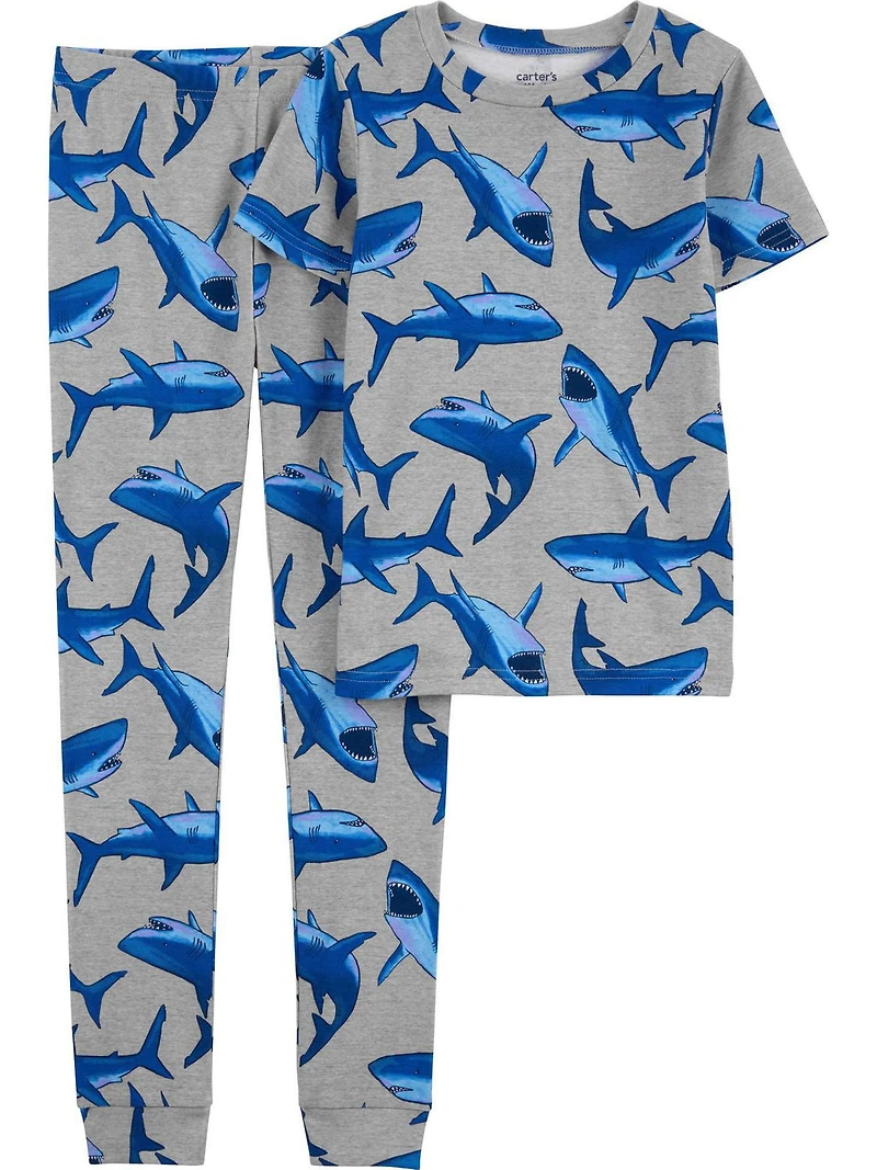 Carter's Child of Mine 4pc PJ - Blue Shark