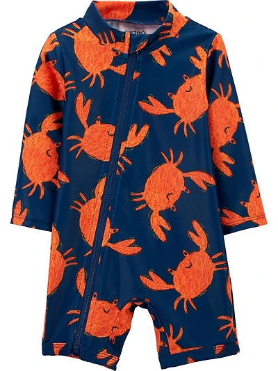 Carter's Child of Mine Boy 1pc Swim - Crabe Rouge