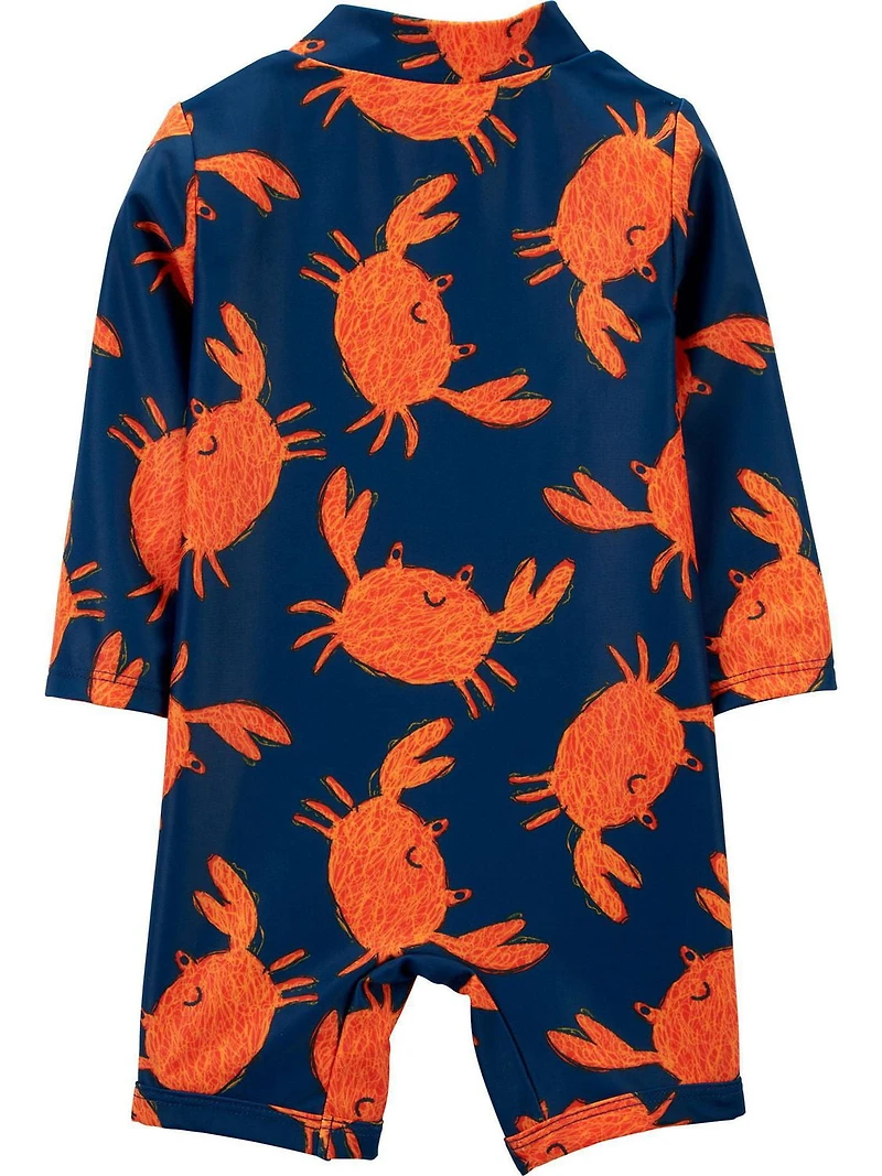 Carter's Child of Mine Boy 1pc Swim- Red Crab