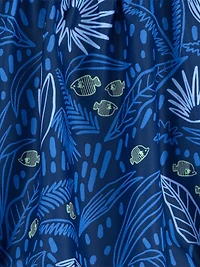 Carter's Child of Mine IG 1pc Swim - Blue Leaf