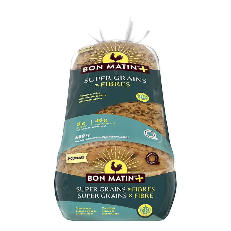 Bon Matin® Plus Super Grains x Fibre Bread, 600g