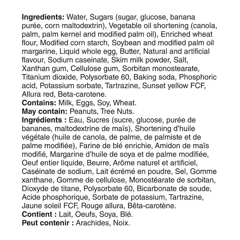 Parfait à la banane Mon marché fraîcheur 690 g