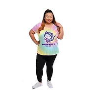T-shirt à manches courtes Hello Kitty Kitty Outline pour femme