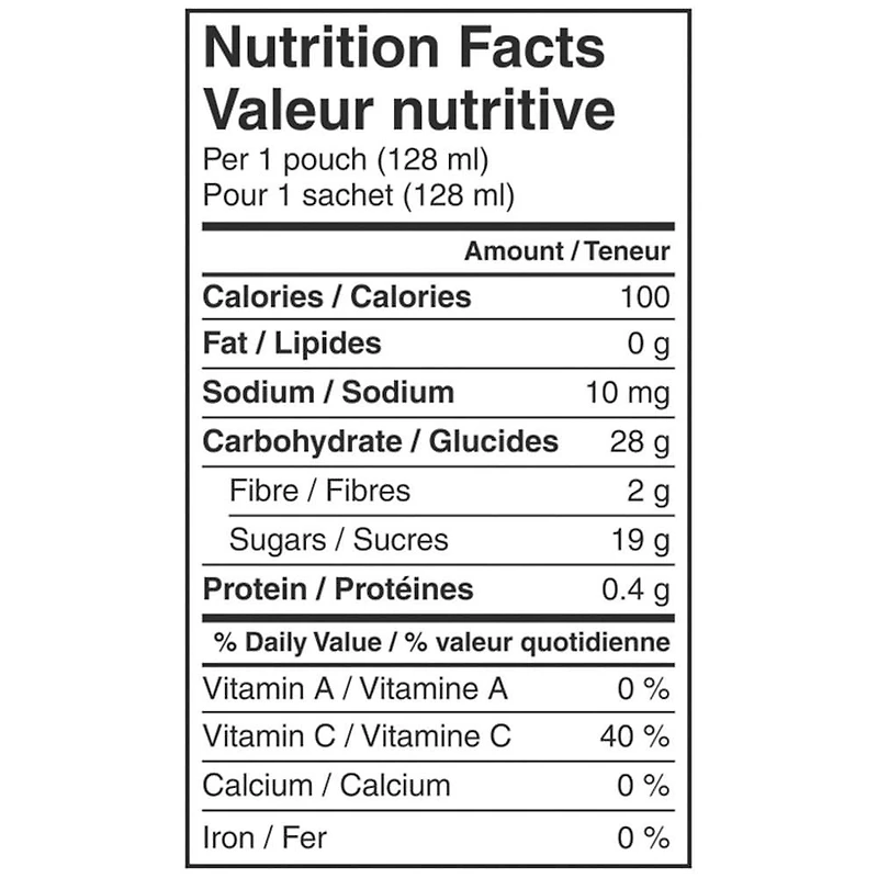 Purée GERBER Biologique Poire Banane Bleuet pour bébés 128 mL