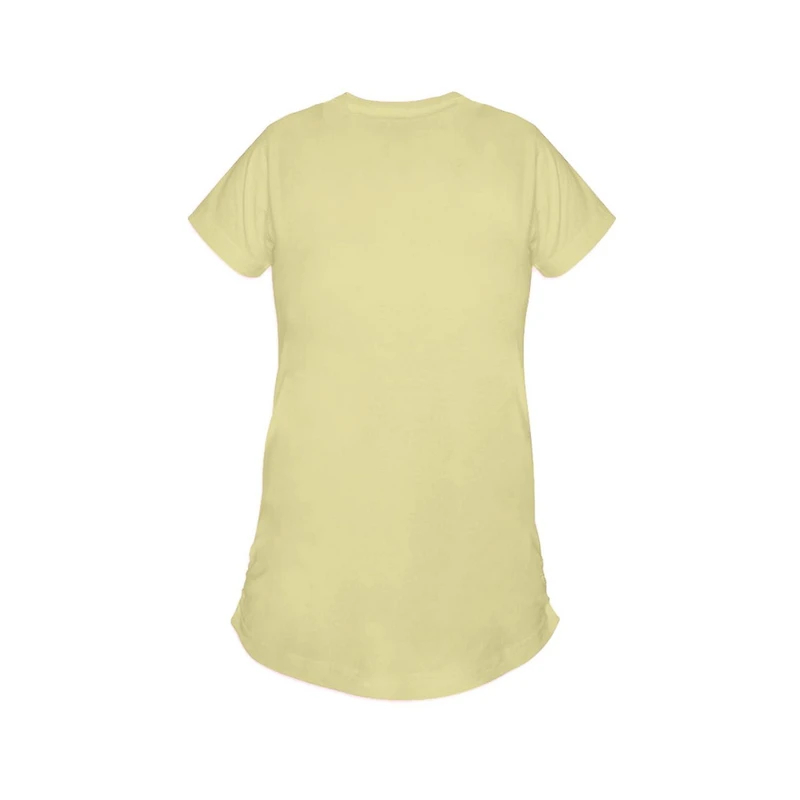 Ladies  Maternity Peanuts Snack And Nap Short Sleeve Top