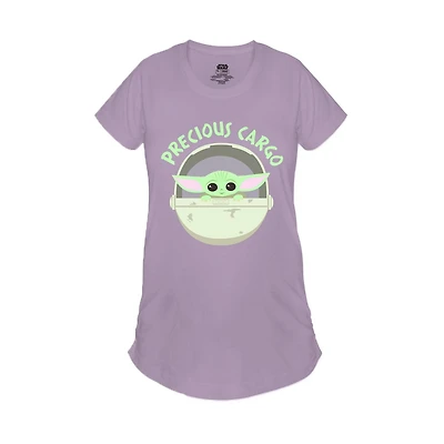 Haut à manches courtes Star Wars Little Grogu Cargo pour femme