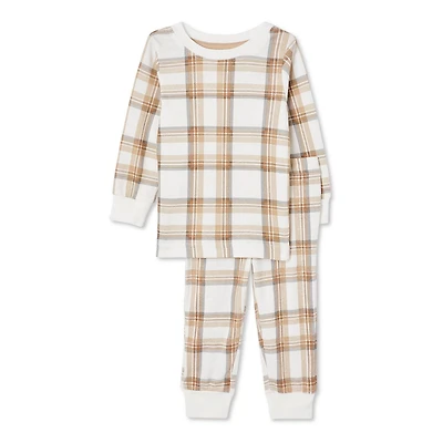 George Baby Boys' Rib Pajama 2-Piece Set