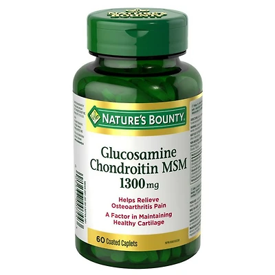 Nature’s Bounty Glucosamine Chondroitin Msm 1300 mg