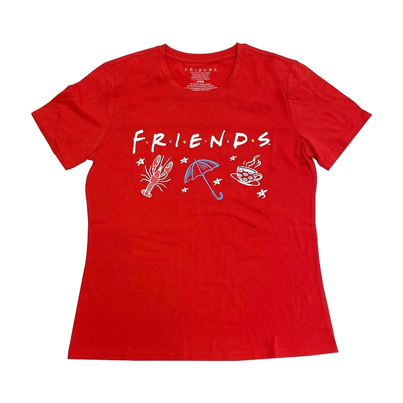 Friends Ladies Icons Short Sleeve T-Shirt