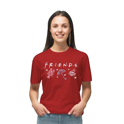 Friends Ladies Icons Short Sleeve T-Shirt