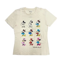 Disney Ladies Minnie Evolution Short Sleeve T-Shirt