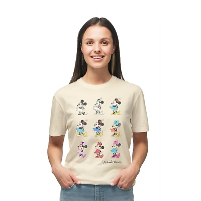 Disney Minnie Evolution T-shirt à manches courtes pour femme