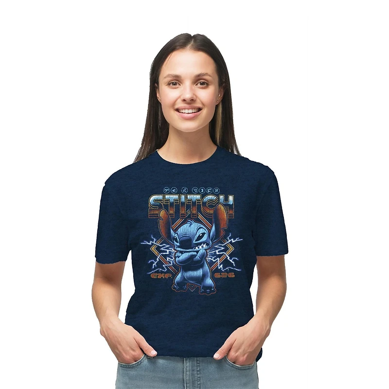 Disney Lilo & Stitch T-shirt à manches courtes Rock pour femme