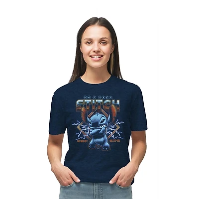 Disney Lilo & Stitch T-shirt à manches courtes Rock pour femme