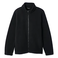 Manteau zippé en fausse peau de mouton George pour hommes