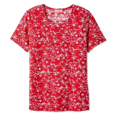 T-shirt imprimé en jacquard Iyla pour femmes
