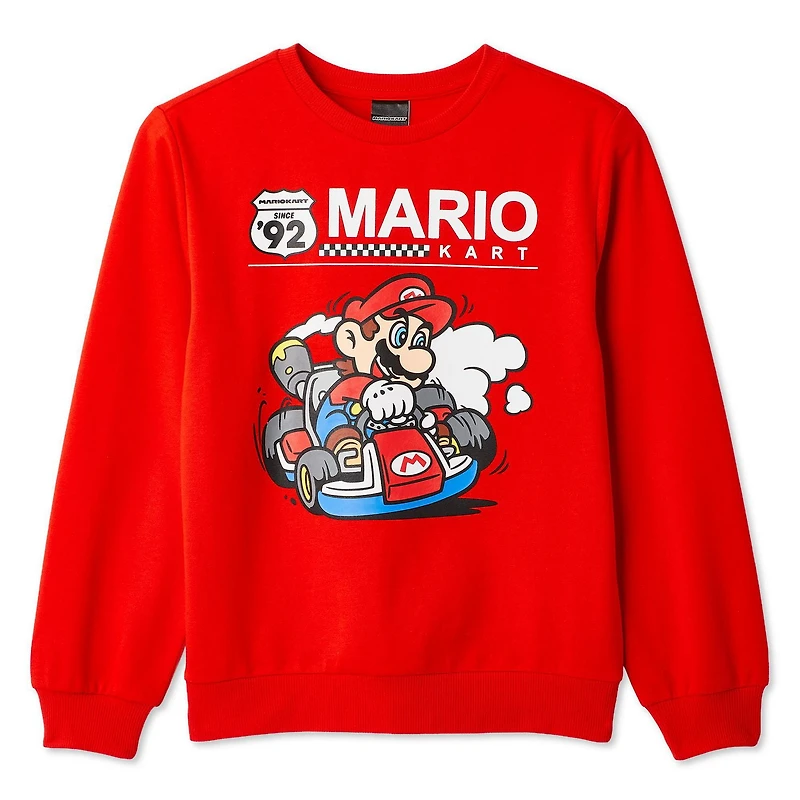 Mario Kart Boys' Graphic Sweatshirt
