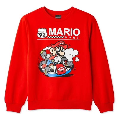 Mario Kart Boys' Graphic Sweatshirt