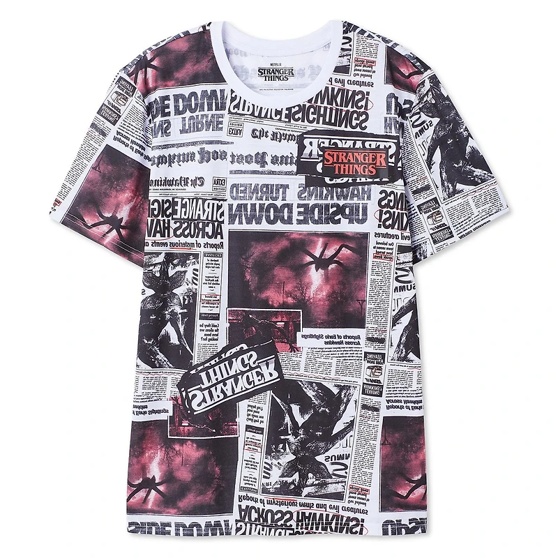 T-shirt Stranger Things Netflix pour hommes