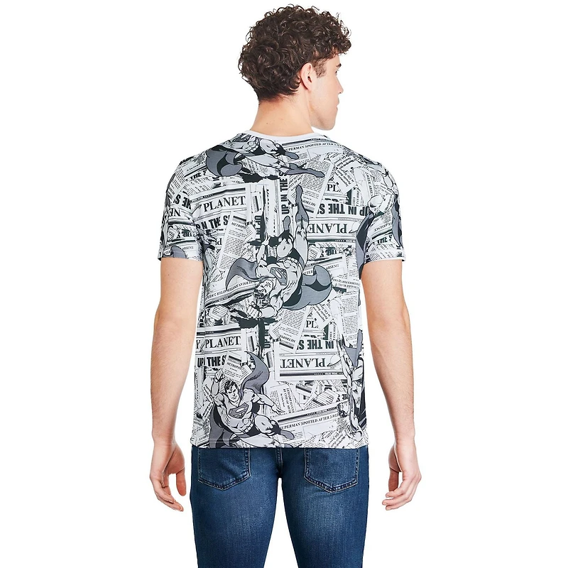 T-shirt à manches courtes Superman pour hommes