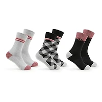 Women's Thermal Cotton Crew Sock 3-Pack