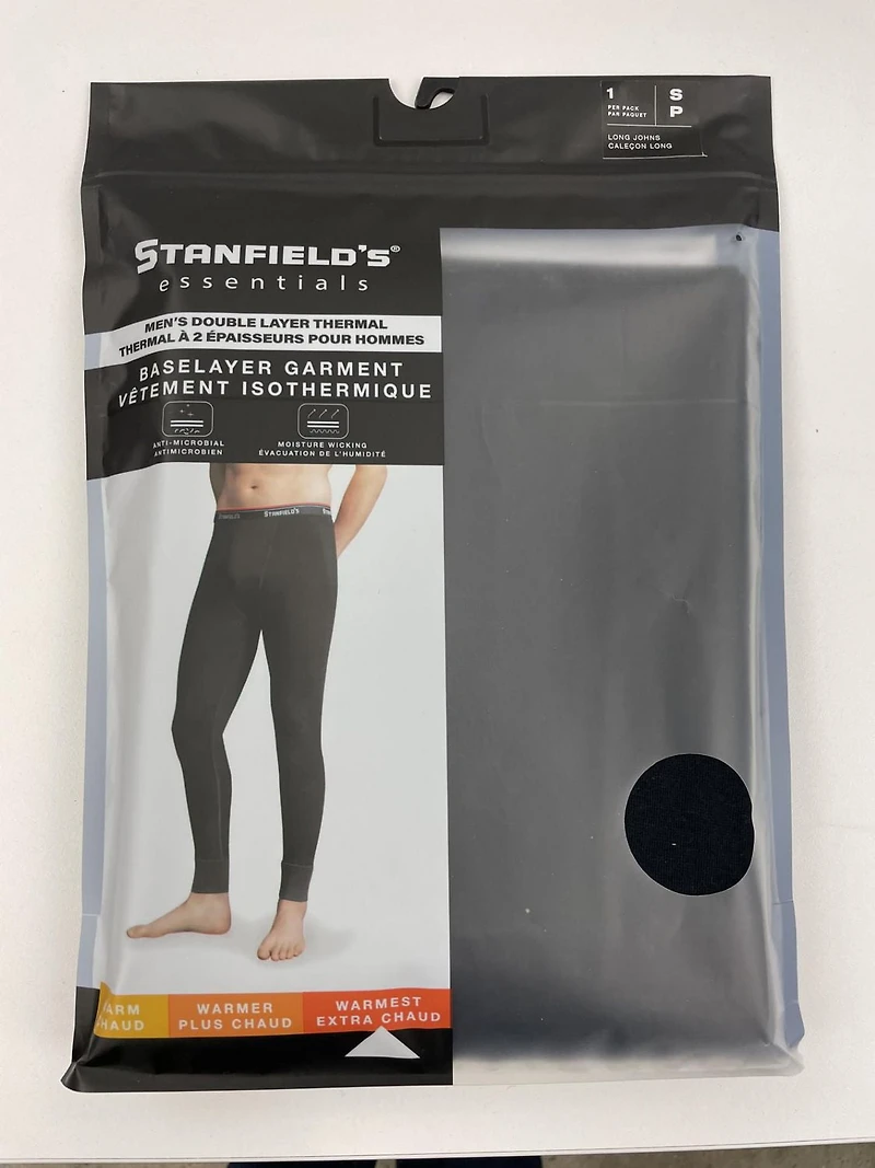 Stanfield's Essentials  Thermal À 2 Épaisseurs Tailles disponibles S-XL