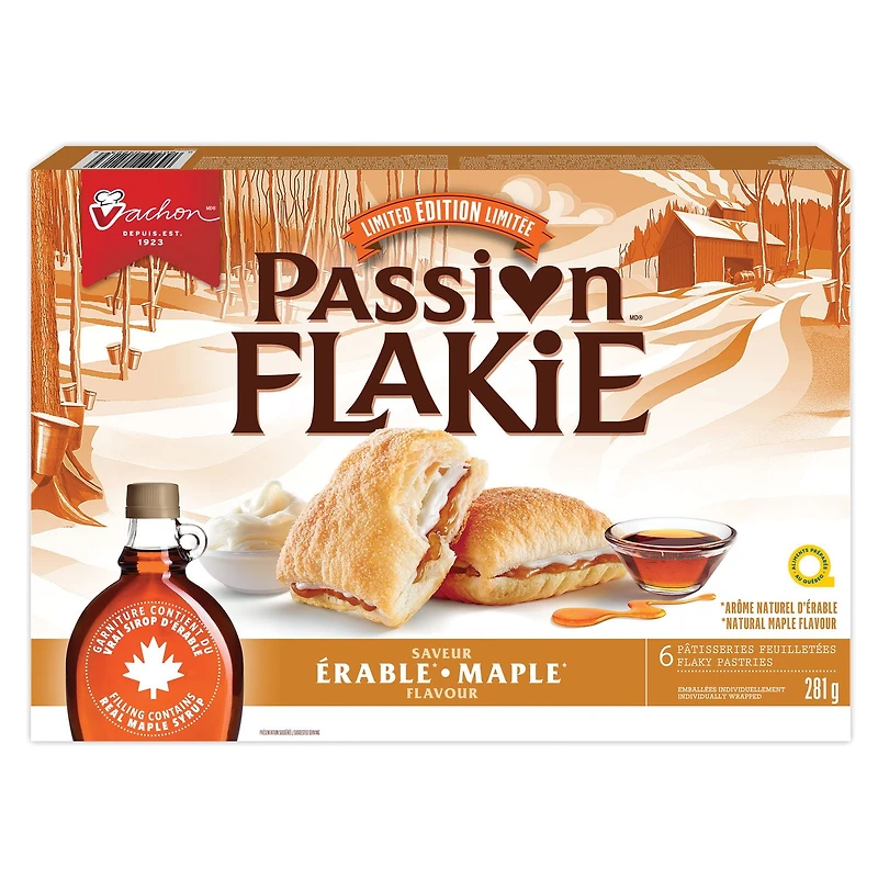 Pâtisseries feuilletées Passion Flakieᴹᴰ à l’érable de Vachonᴹᴰ 281 g